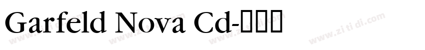 Garfeld Nova Cd字体转换 Garfeld Nova Cd字体转换